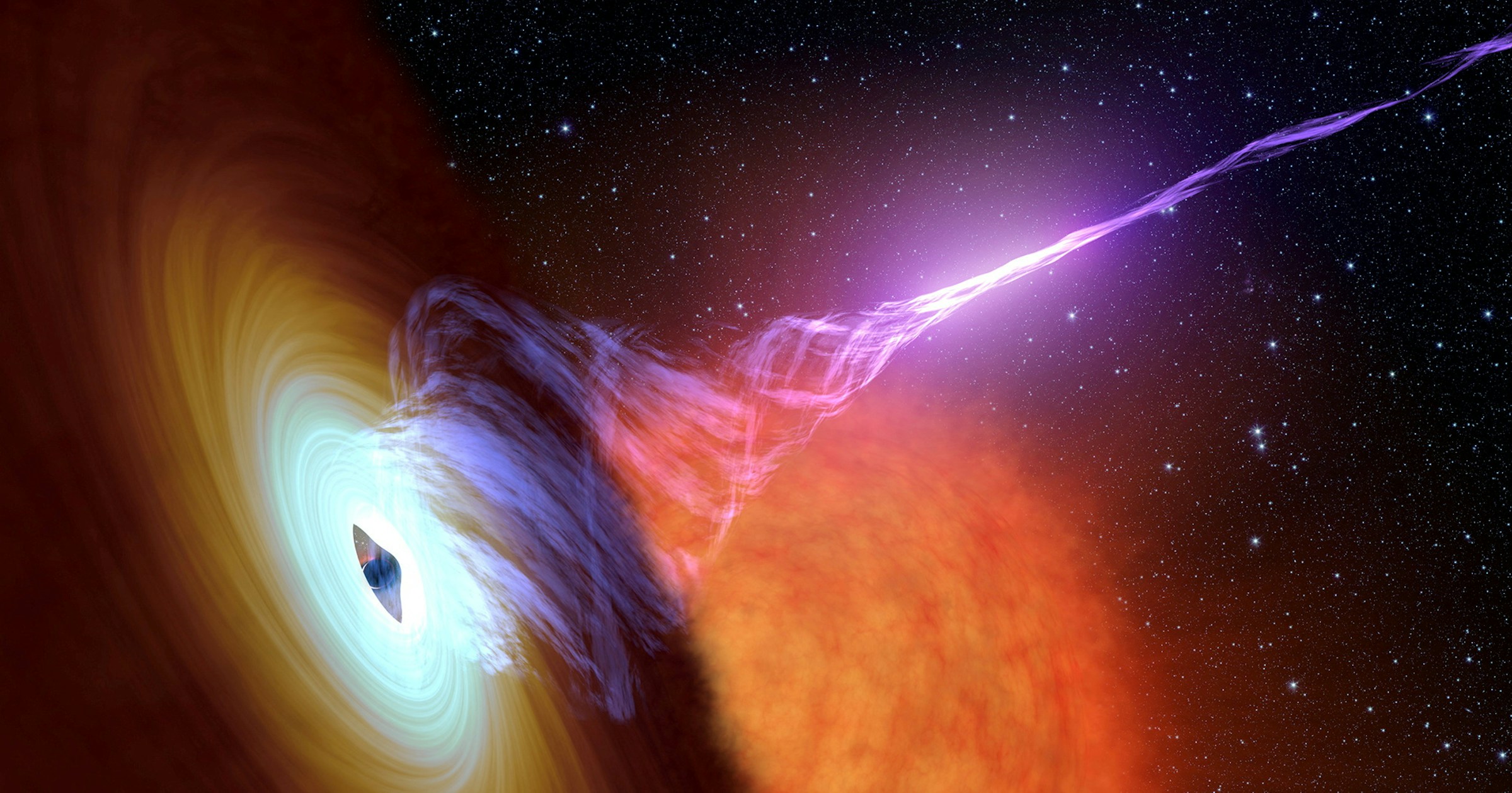 Physicists succeed in simulating a small “black hole”.